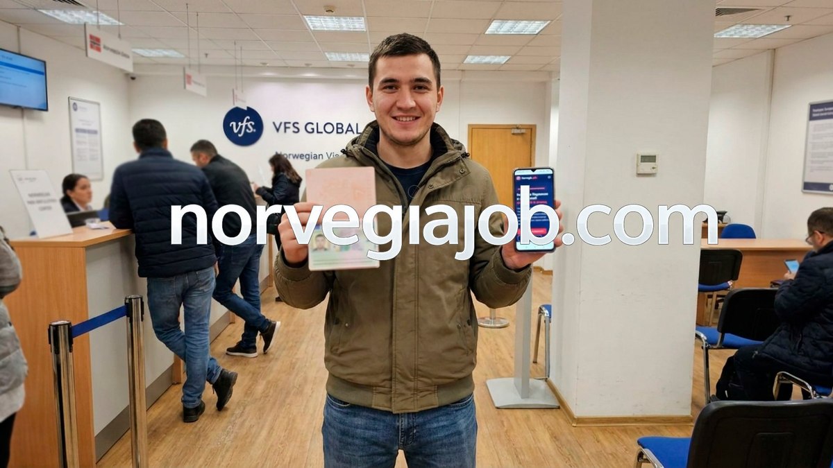 Клиент с визой VFS Global Норвегия
